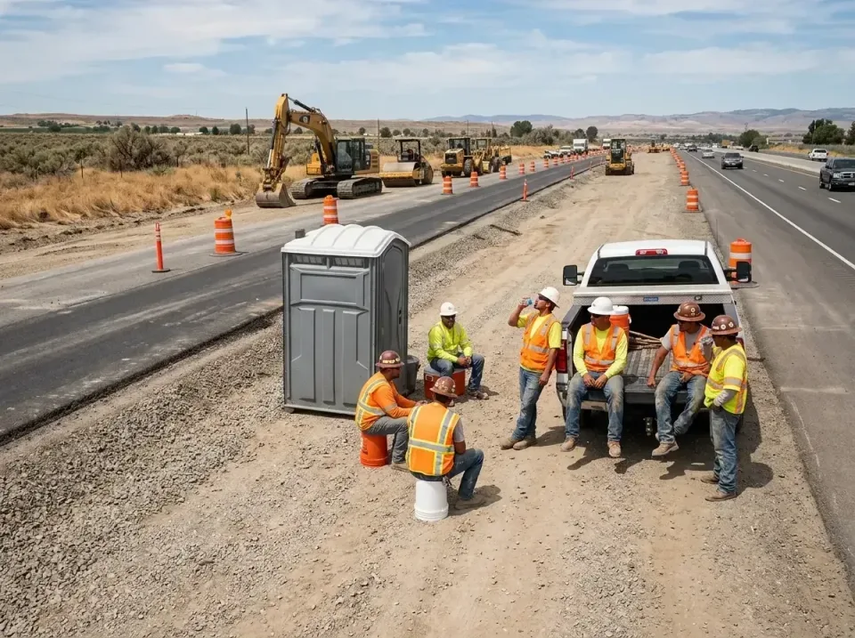 highway-road-construction-crew-007 — frequently asked questions, Porta Potty and Restroom Rentals in Mission, KS